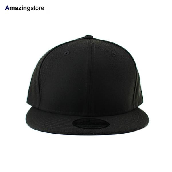 ニューエラ キャップ 9FIFTY BLANK TONAL SNAPBACK BLACK