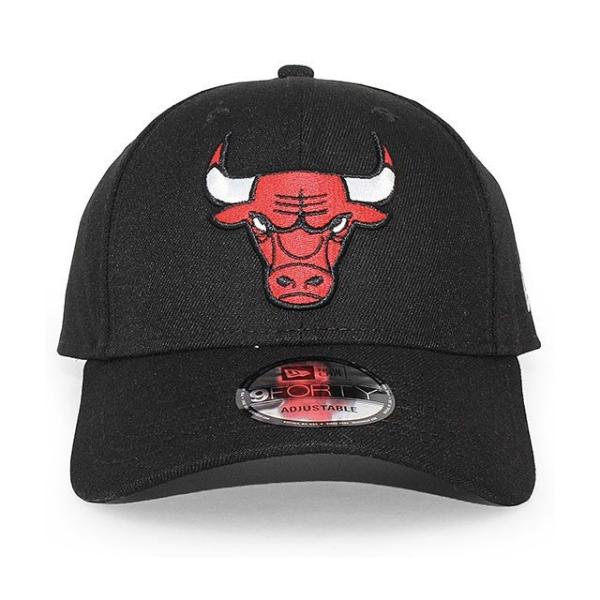 ニューエラ キャップ 9FORTY シカゴ ブルズ NBA TEAM COLOR ADJUSTABLE CAP BLACK