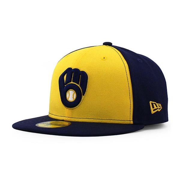 ニューエラ キャップ 59FIFTY ミルウォーキー ブルワーズ MLB ON FIELD