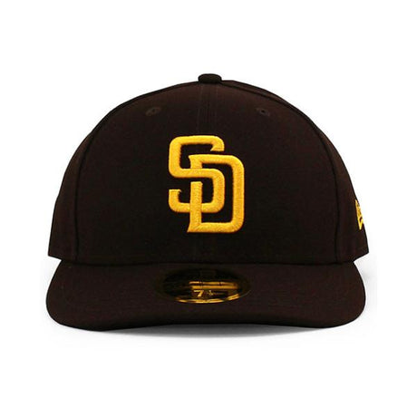 ニューエラ キャップ 59FIFTY サンディエゴ パドレス MLB ON-FIELD AUTHENTIC GAME LC LOW-CROWN FITTED CAP LP BROWN