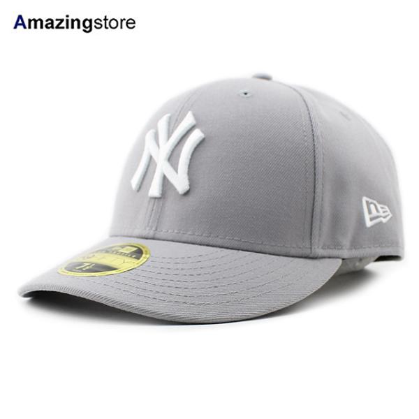 ニューエラ キャップ 59FIFTY ニューヨーク ヤンキース MLB TEAM-BASIC LC LOW-CROWN FITTED CAP LP GREY-SNOW WHITE NEW ERA NEW YORK YANKEES 13561963