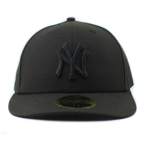 ニューエラ キャップ 59FIFTY ニューヨーク ヤンキース MLB TEAM BASIC LC LOW CROWN FITTED CAP LP BLACKOUT