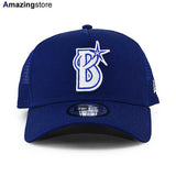 ニューエラ メッシュキャップ 9FORTY 横浜DeNAベイスターズ NPB A-FRAME TRUCKER MESH CAP LT ROYAL