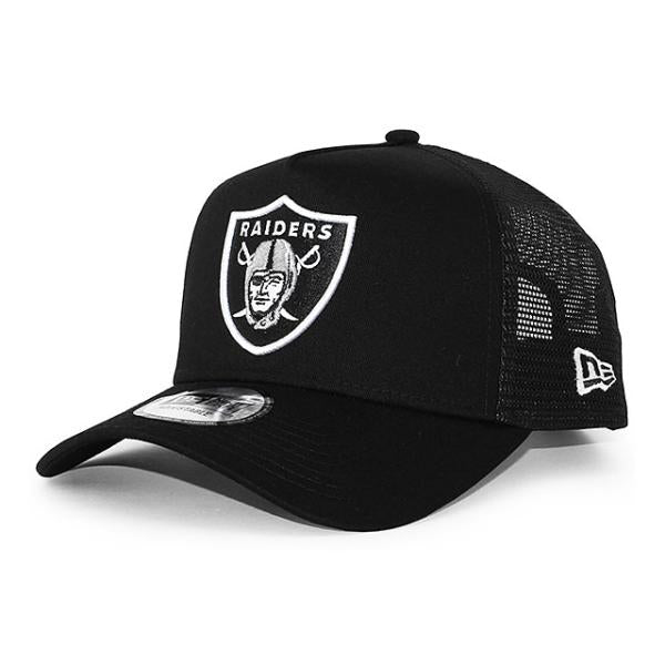 ニューエラ キャップ 9FORTY メッシュキャップ ラスベガス レイダース NFL TRUCKER MESH CAP BLACK