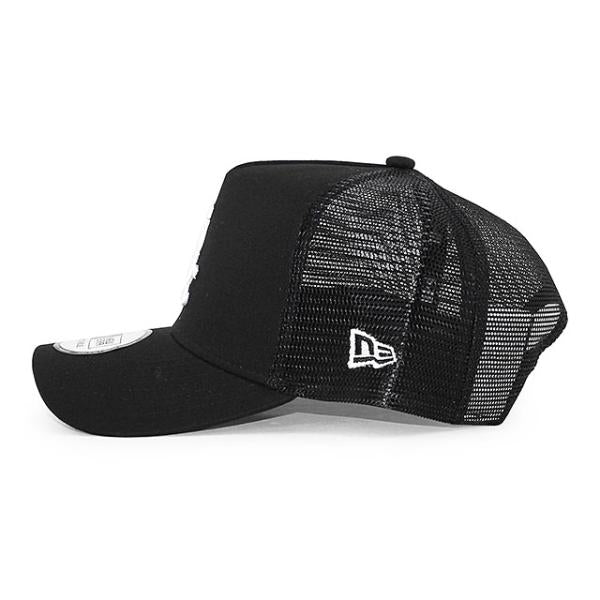 ニューエラ メッシュキャップ 9FORTY シカゴ ホワイトソックス MLB TRUCKER MESH CAP BLACK