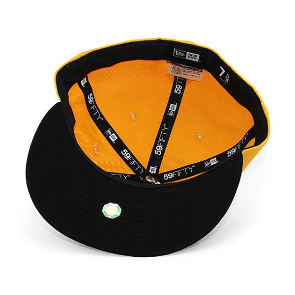 ニューエラ キャップ 59FIFTY 阪神タイガース  NPB TEAM-BASIC FITTED CAP A GOLD-BLACK  NEW ERA HANSHIN TIGERS 13562219