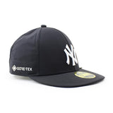ニューエラ キャップ 59FIFTY ニューヨーク ヤンキース  MLB GOTE-TEX LC LOW-CROWN FITTED CAP LP BLACK  NEW ERA NEW YORK YANKEES