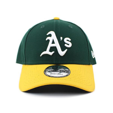 ニューエラ キャップ 9FORTY オークランド アスレチックス  MLB TEAM-COLOR ADJUSTABLE CAP GREEN-GOLD  NEW ERA OAKLAND ATHLETICS 13562132