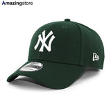 ニューエラ キャップ 9FORTY ニューヨーク ヤンキース  MLB CUSTOM-COLOR ADJUSTABLE CAP DK GREEN  NEW ERA NEW YORK YANKEES