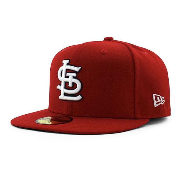 ニューエラ キャップ 59FIFTY セントルイス カージナルス MLB ON-FIELD AUTHENTIC GAME FITTED CAP RED NEW ERA ST.LOUIS CARDINALS a70541090