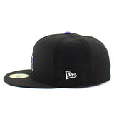 ニューエラ キャップ 59FIFTY コロラド ロッキーズ MLB ON-FIELD AUTHENTIC GAME FITTED CAP BLACK COLORADO ROCKIES