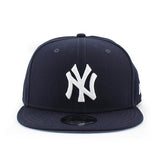 ニューエラキャップ 9FIFTY ニューヨーク ヤンキース MLB TEAM-BASIC SNAPBACK CAP NAVY WHITE NEW ERA NEW YORK YANKEES