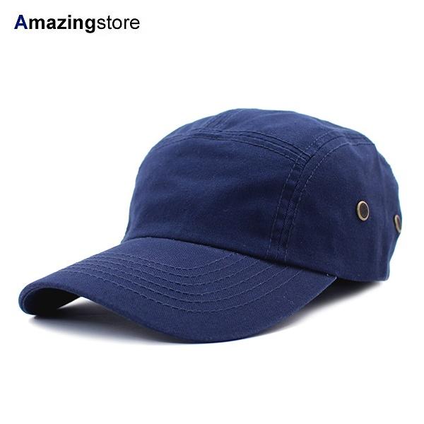 ニューハッタン キャンプキャップ BLANK 5-PANEL ARMY CAP NAVY