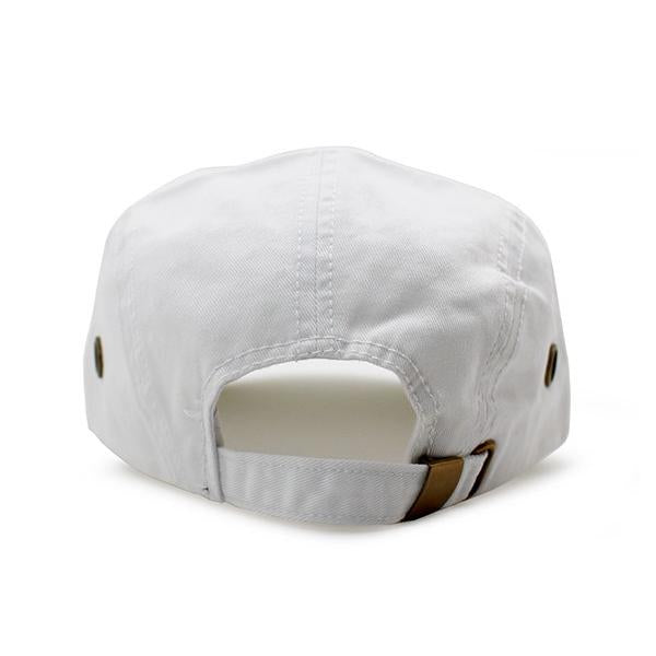 ニューハッタン キャンプキャップ BLANK 5-PANEL ARMY CAP WHT