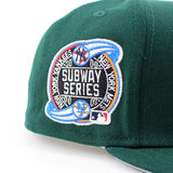ニューエラ キャップ 59FIFTY ニューヨーク メッツ  MLB 2000 WORLD SERIES SUBWAY SERIES FITTED CAP DARK GREEN  NEW ERA NEW YORK METS AMZ-EX
