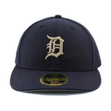 ニューエラ キャップ 59FIFTY デトロイト タイガース  MLB TEAM-BASIC LC LOW-CROWN FITTED CAP LP NAVY-BEIGE  NEW ERA DETROIT TIGERS AMZ-EX
