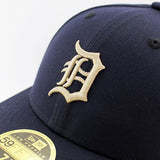 ニューエラ キャップ 59FIFTY ニューヨーク メッツ  MLB TEAM-BASIC LC LOW-CROWN FITTED CAP LP NAVY-BEIGE  NEW ERA NEW YORK METS AMZ-EX