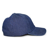 7ユニオン CALIF BENT STRAPBACK INDIGO DENIM 7ユニオン ストラップバック ロープロファイルキャップ LOW PROFILE DAD HAT