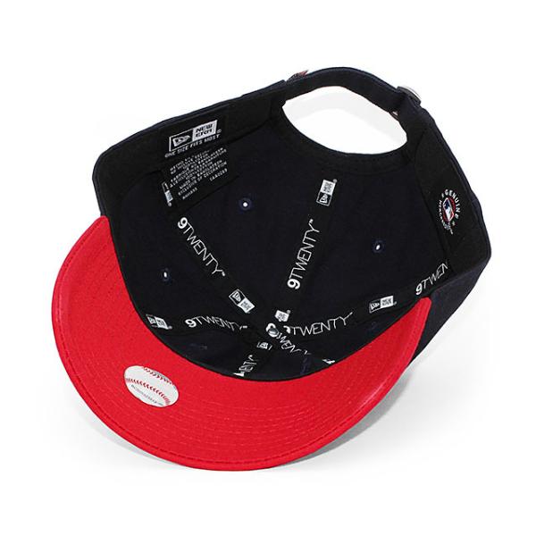 ニューエラ キャップ 9TWENTY クリーブランド ガーディアンズ MLB CORE CLASSIC HOME STRAPBACK CAP NAVY