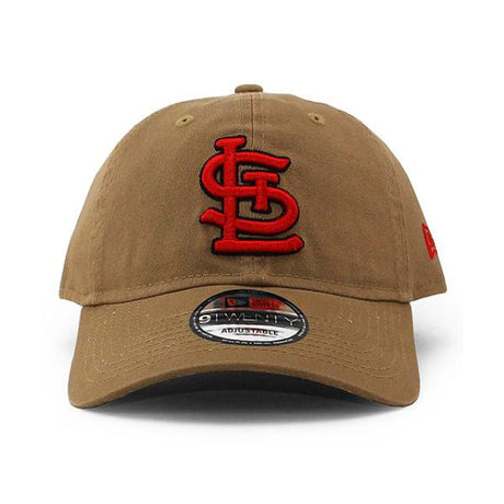 ニューエラ キャップ 9TWENTY ストラップバック セントルイス カージナルス MLB CORE CLASSIC STRAPBACK CAP KHAKI NEW ERA ST.LOUIS CARDINALS