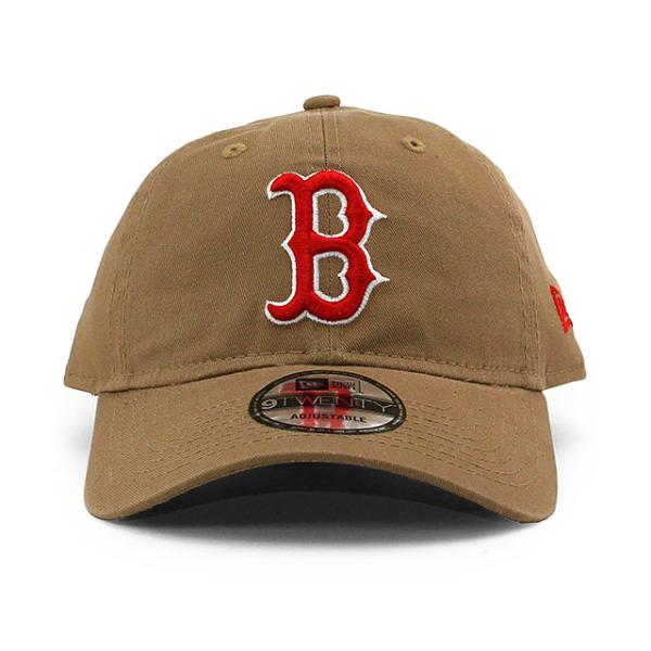 ニューエラ キャップ 9TWENTY ストラップバック ボストン レッドソックス MLB CORE CLASSIC STRAPBACK CAP KHAKI NEW ERA BOSTON RED SOX