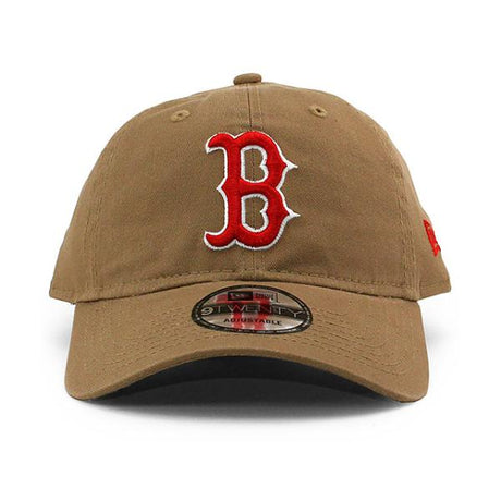 ニューエラ キャップ 9TWENTY ボストン レッドソックス MLB CORE CLASSIC STRAPBACK CAP KHAKI