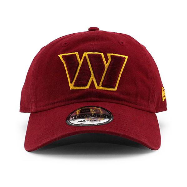 ニューエラ キャップ 9TWENTY ワシントン コマンダーズ  NFL CORE CLASSIC CAP BURGUNDY  NEW ERA WASHINGTON COMMANDERS