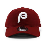 ニューエラ キャップ 9TWENTY ストラップバック フィラデルフィア フィリーズ MLB CORE CLASSIC STRAPBACK CAP BURGUNDY NEW ERA PHILADELPHIA PHILLIES