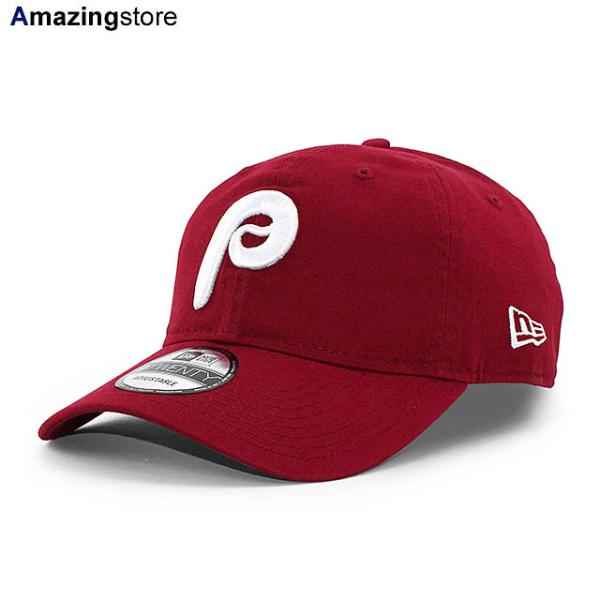 ニューエラ キャップ 9TWENTY フィラデルフィア フィリーズ MLB CORE CLASSIC STRAPBACK CAP BURGUNDY