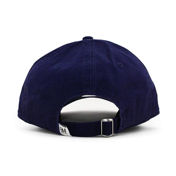 ニューエラ キャップ 9TWENTY ミルウォーキー ブルワーズ MLB CORE CLASSIC STRAPBACK CAP NAVY