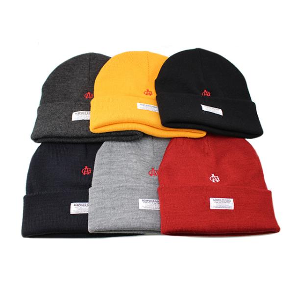 アカプルコ ゴールド ニットキャップビーニー USAG BEANIE CHARCOAL ACAPULCO GOLD – Amazingstore