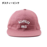 4色展開 アカプルコ ゴールド  ROSE 6 PANEL CAP