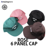 4色展開 アカプルコ ゴールド  ROSE 6 PANEL CAP