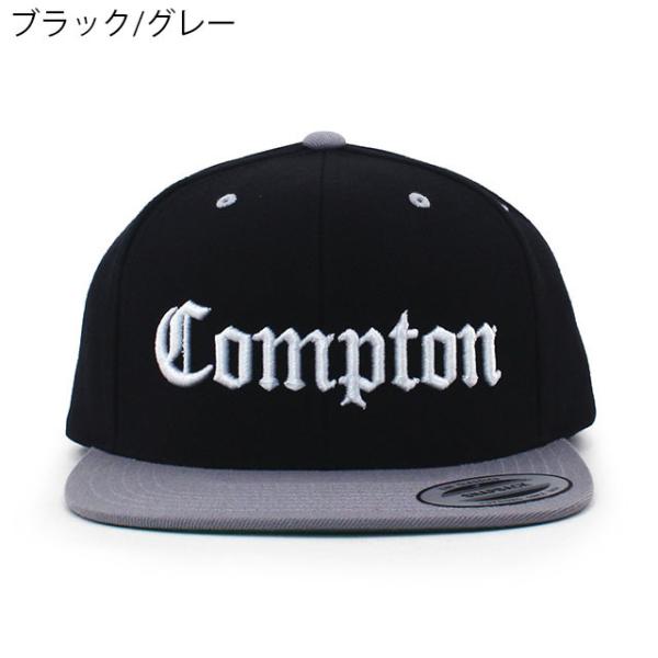 6色展開 コンプトン スナップバック COMPTON OLD ENGLISH SNAPBACK CAP