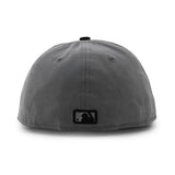 子供用 ニューエラ キャップ 59FIFTY ニューヨーク ヤンキース  YOUTH MLB 2T TEAM-BASIC FITTED CAP GREY-BLACK  NEW ERA NEW YORK YANKEES