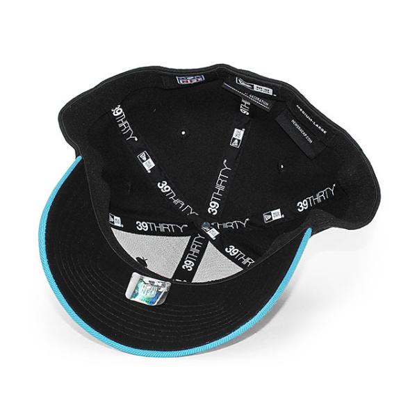 ニューエラ キャップ 39THIRTY カロライナ パンサーズ  NFL TEAM CLASSIC FLEX FIT CAP BLACK-BLUE  NEW ERA CAROLINA PANTHERS