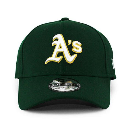 ニューエラ キャップ 39THIRTY オークランド アスレチックス MLB TEAM CLASSIC FLEX FIT CAP DK GREEN