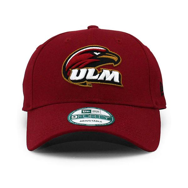 ニューエラ キャップ 9FORTY ルイジアナ モンロー ウォーホークス  NCAA THE LEAGUE ADJUSTABLE CAP CARDINAL  NEW ERA LOUISIANA MONROE WARHAWKS