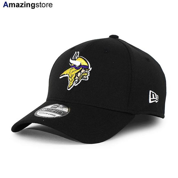 ニューエラ キャップ 39THIRTY ミネソタ バイキングス  NFL TEAM CLASSIC FLEX FIT CAP BLACK  NEW ERA MINNESOTA VIKINGS