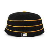 ニューエラ キャップ 59FIFTY ピッツバーグ パイレーツ MLB PILLBOX ON-FIELD AUTHENTIC ALTERNATE 2 FITTED CAP BLACK NEW ERA PITTSBURGH PIRATES