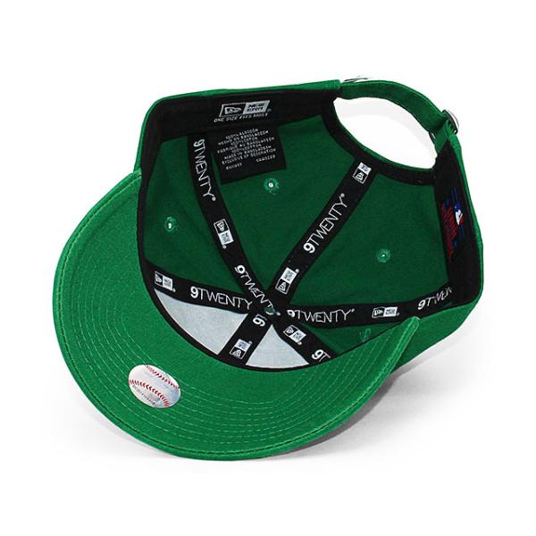 ニューエラ キャップ 9TWENTY ストラップバック オークランド アスレチックス MLB ALTERNATE CORE CLASSIC STRAPBACK CAP GREEN NEW ERA OAKLAND ATHLETICS