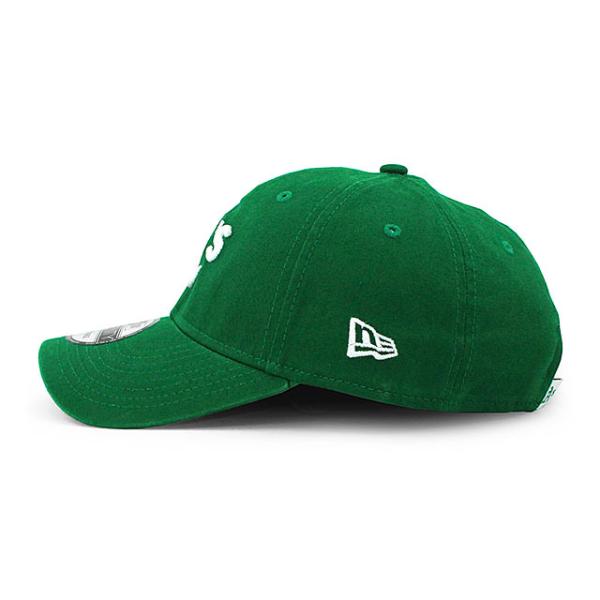 ニューエラ キャップ 9TWENTY ストラップバック オークランド アスレチックス MLB ALTERNATE CORE CLASSIC STRAPBACK CAP GREEN NEW ERA OAKLAND ATHLETICS