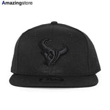 ニューエラ キャップ 9FIFTY ヒューストン テキサンズ NFL TEAM BASIC SNAPBACK CAP BLACKOUT