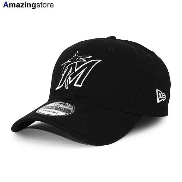 ニューエラ キャップ 9TWENTY マイアミ マーリンズ  MLB CORE CLASSIC CAP BLACK-BLACK  NEW ERA MIAMI MARLINS