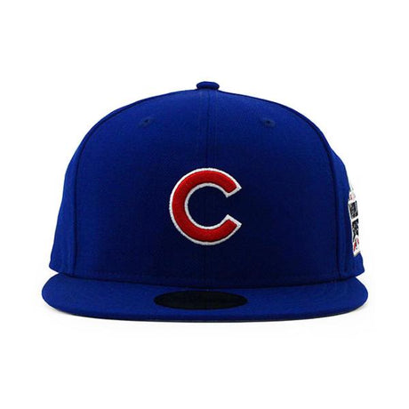 ニューエラ キャップ 59FIFTY シカゴ カブス MLB 2016 WORLD SERIES GAME FITTED CAP BLUE