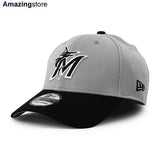 ニューエラ キャップ 39THIRTY マイアミ マーリンズ MLB TEAM CLASSIC FLEX FIT CAP GREY BLACK NEW ERA MIAMI MARLINS