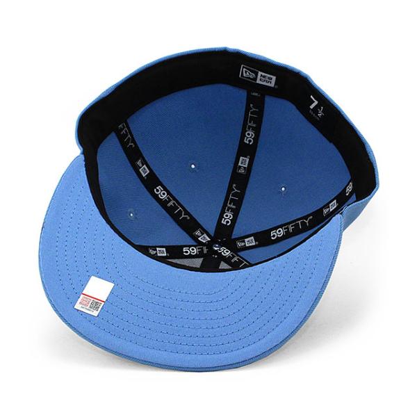 ニューエラ キャップ 59FIFTY ノースカロライナ ターヒールズ NCAA TEAM BASIC FITTED CAP LT BLUE