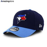 ニューエラ キャップ 39THIRTY トロント ブルージェイズ  MLB ALTERNATE-4 TEAM CLASSIC FLEX FIT CAP NAVY-LT BLUE  NEW ERA TORONTO BLUE JAYS