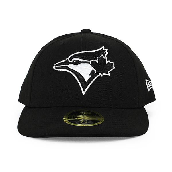 ニューエラ キャップ 59FIFTY トロント ブルージェイズ  MLB TEAM-BASIC LC LOW-CROWN FITTED CAP LP BLACK-WHITE  NEW ERA TORONTO BLUE JAYS