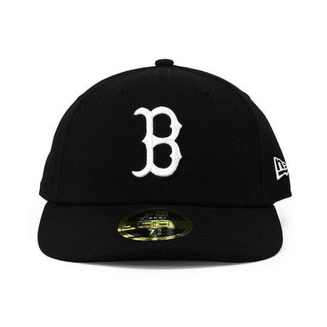 ニューエラ キャップ 59FIFTY ボストン レッドソックス  MLB TEAM-BASIC LC LOW-CROWN FITTED CAP LP BLACK-WHITE  NEW ERA BOSTON RED SOX